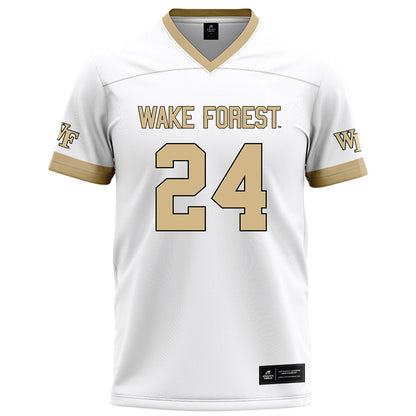 Wake Forest - NCAA Football : Micah Bright - White Football Jersey-0