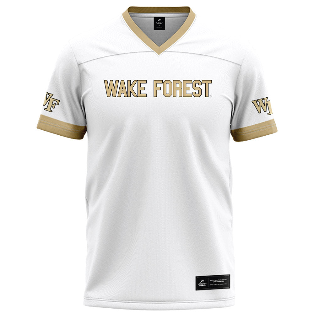 Wake Forest - NCAA Football : Kyndall McCaleb - White Football Jersey-0