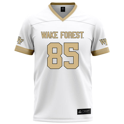 Wake Forest - NCAA Football : Will Loerzel - White Football Jersey-0