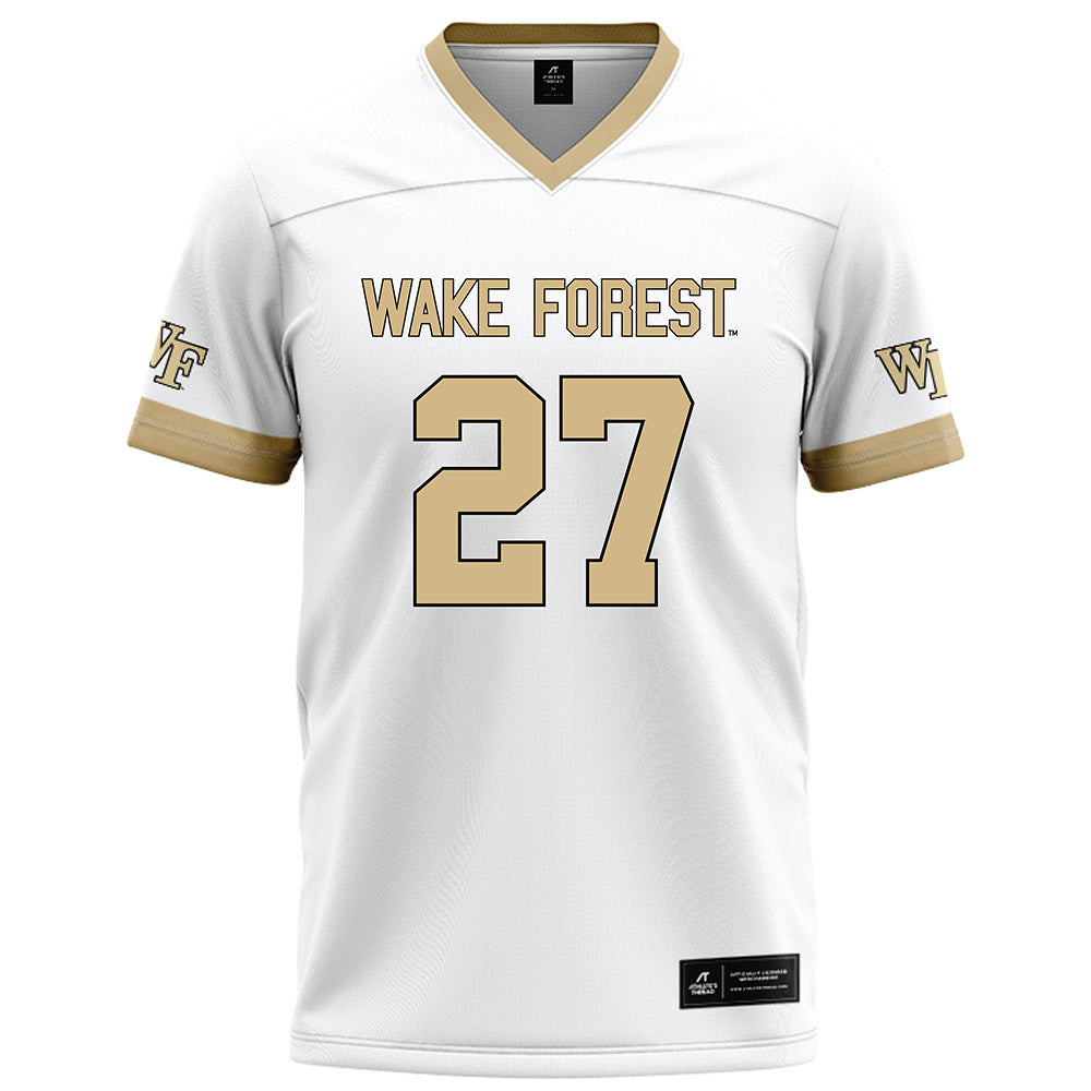 Wake Forest - NCAA Football : Ryan Henley - White Football Jersey-0