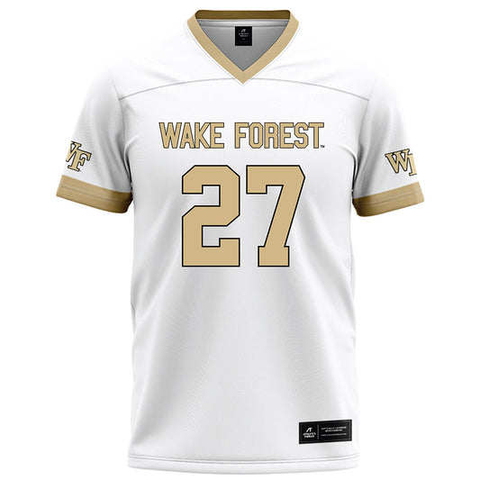 Wake Forest - NCAA Football : Ryan Henley - White Football Jersey-0