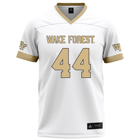 Wake Forest - NCAA Football : Monroe Partin - White Football Jersey-0