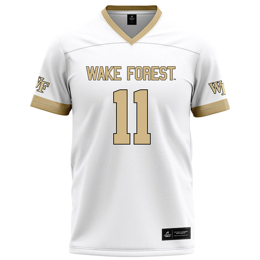 Wake Forest - NCAA Football : Ny Carr - White Football Jersey-0