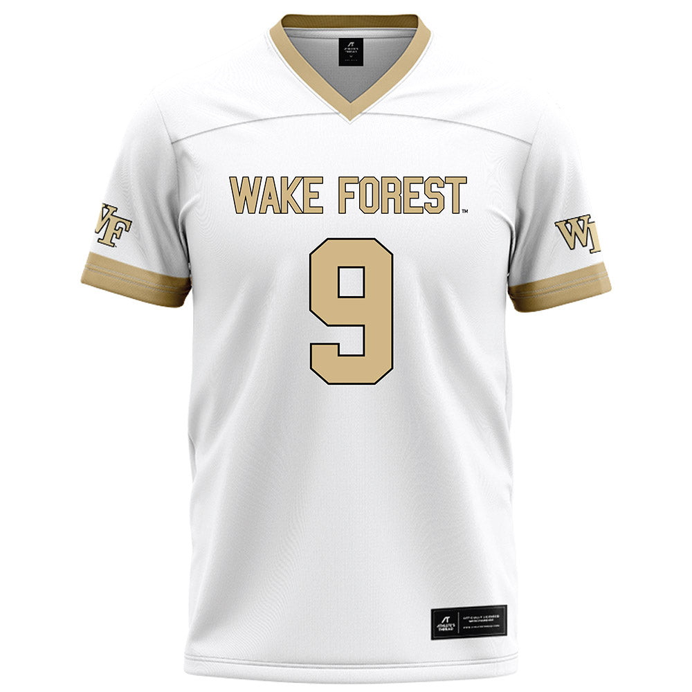 Wake Forest - NCAA Football : Chase Tyler - White Football Jersey-0