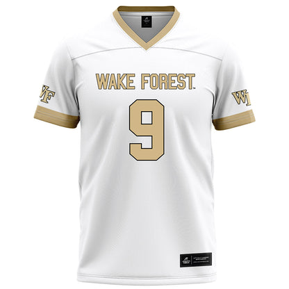 Wake Forest - NCAA Football : Chase Tyler - White Football Jersey-0