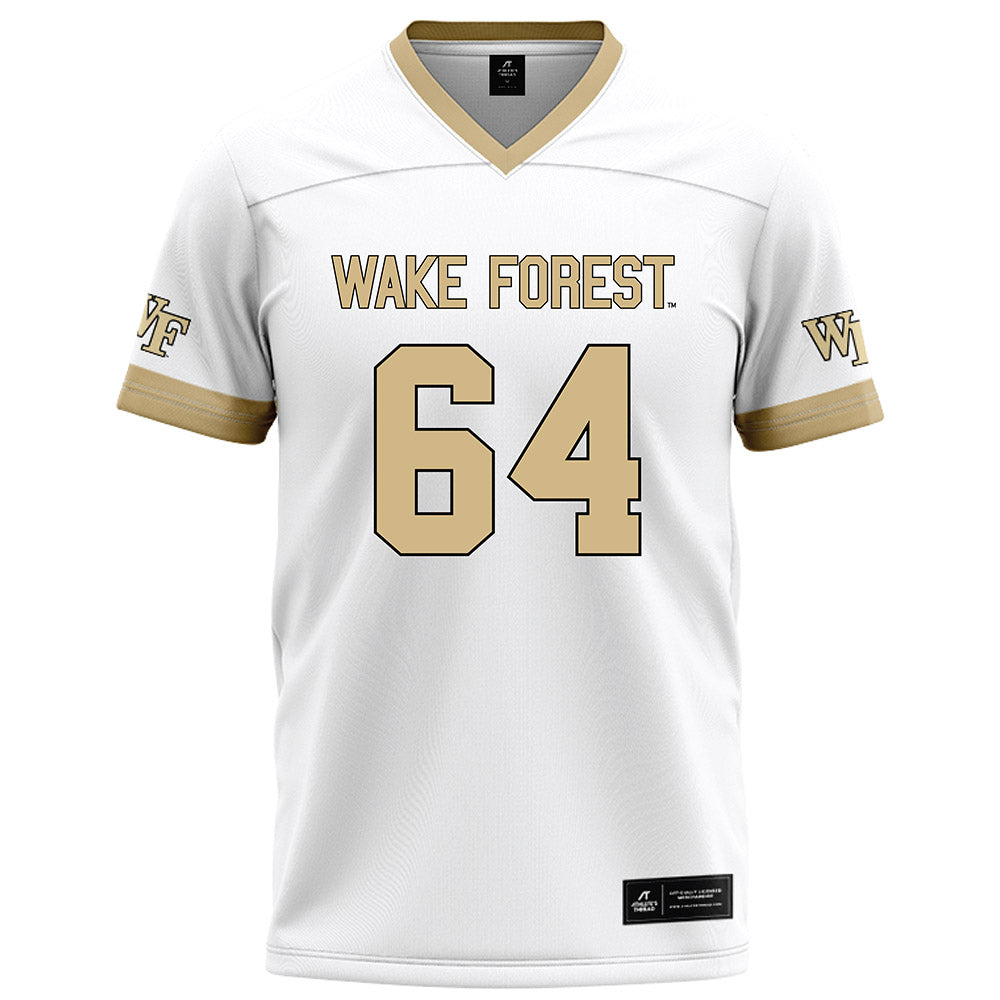 Wake Forest - NCAA Football : Dylan Durbin - White Football Jersey-0