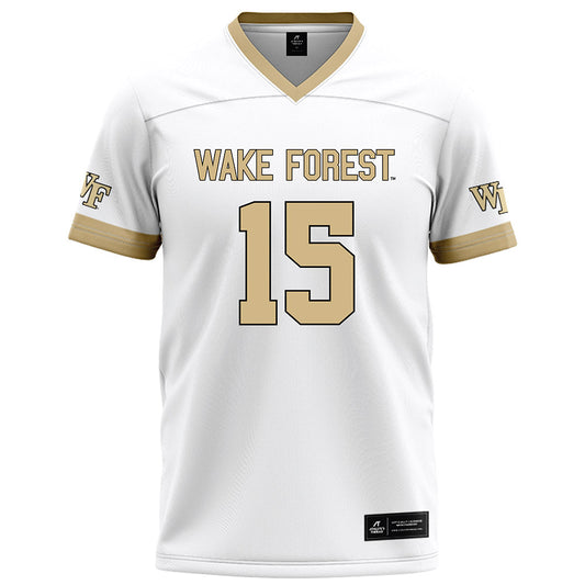 Wake Forest - NCAA Football : Antonio Meeks - White Football Jersey-0