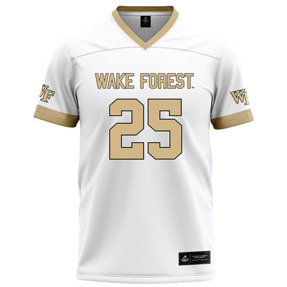 Wake Forest - NCAA Football : Joshua Patterson - White Football Jersey-0
