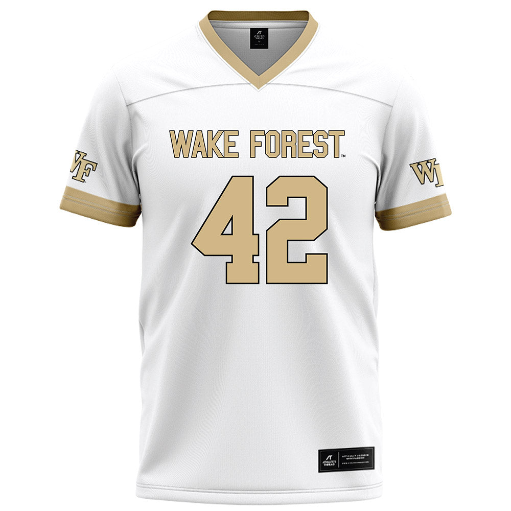 Wake Forest - NCAA Football : Isaac Nelson - White Football Jersey-0