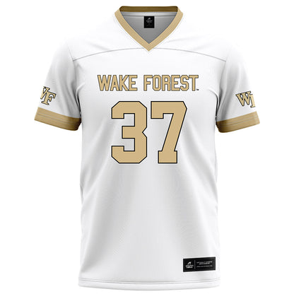 Wake Forest - NCAA Football : Larry Warren - White Football Jersey-0