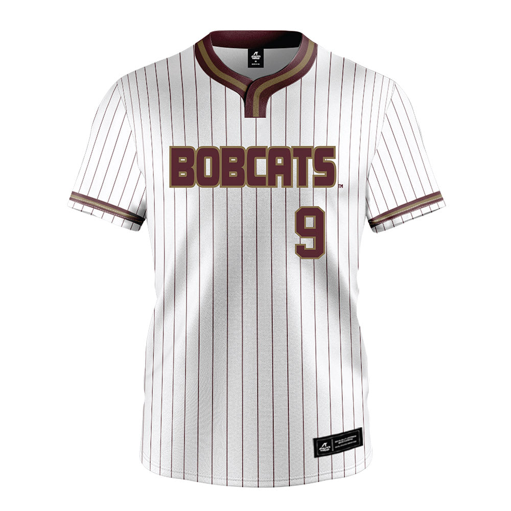 Texas State - NCAA Softball : Jayleigh Dressler - White Pinstripe Jersey-0