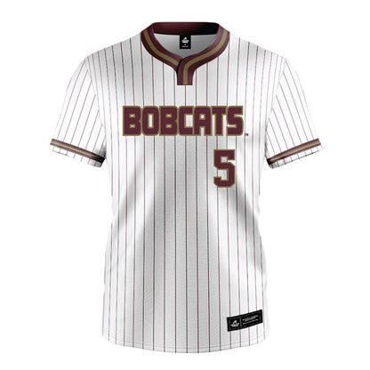 Texas State - NCAA Softball : Sophie Sandel - White Pinstripe Jersey-0