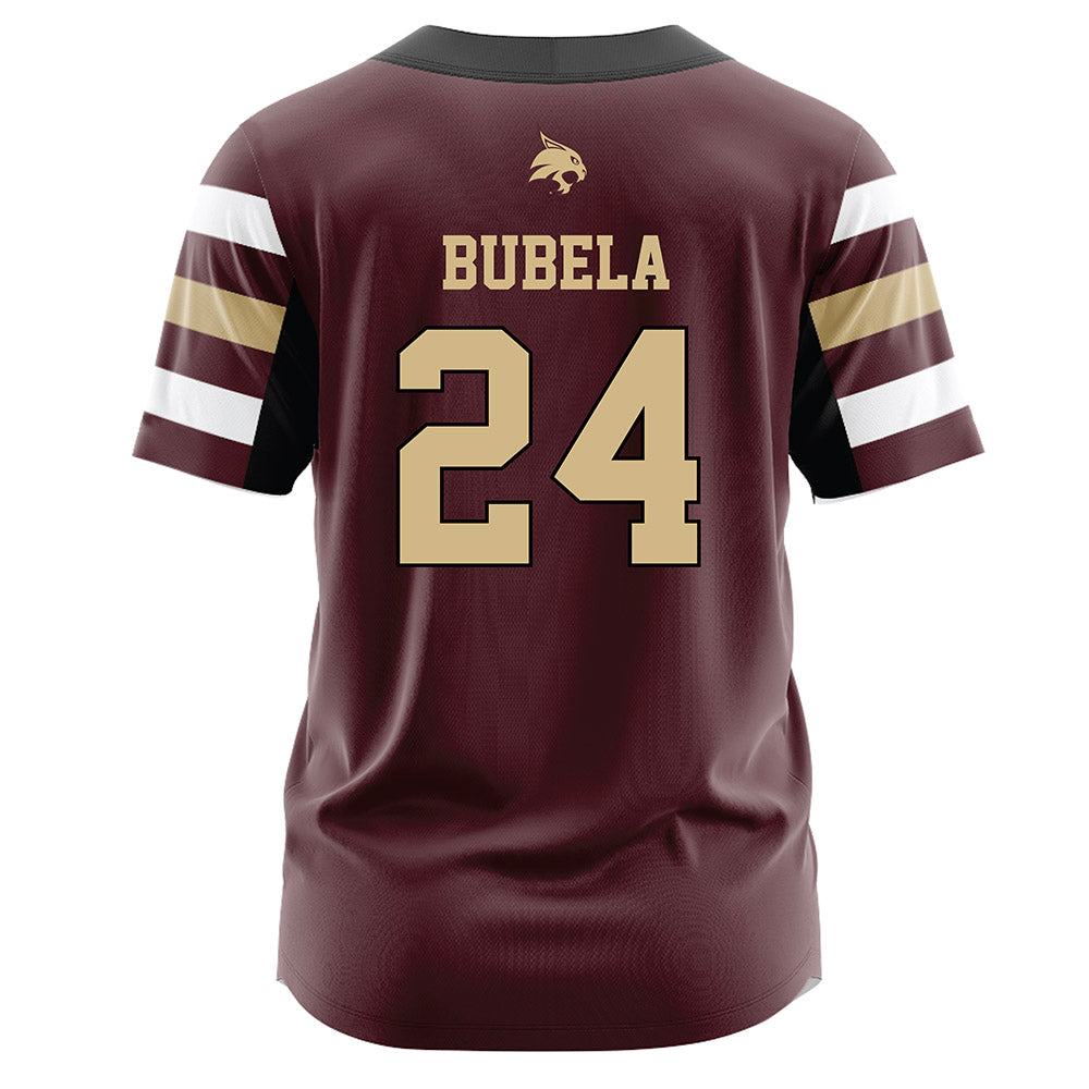 Texas State - NCAA Softball : Kate Bubela - Maroon Jersey