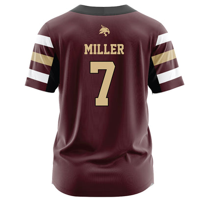 Texas State - NCAA Softball : Kaitlyn Miller - Maroon Jersey-1