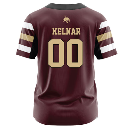 Texas State - NCAA Softball : Megan Kelnar - Maroon Jersey-1