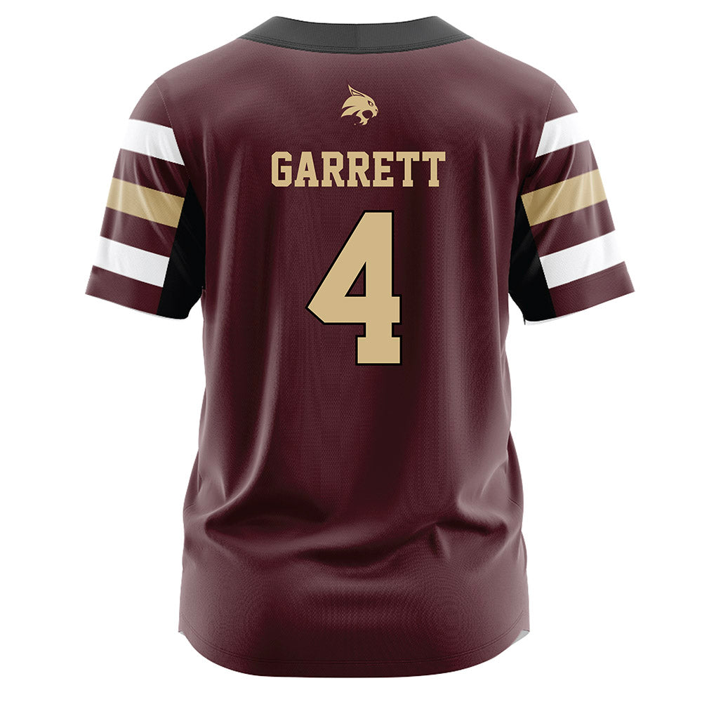 Texas State - NCAA Softball : Mayson Garrett - Maroon Jersey-1