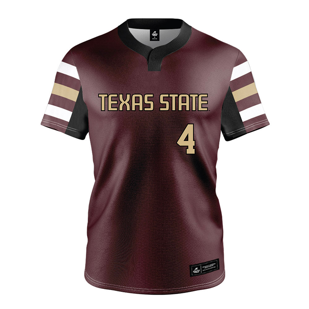 Texas State - NCAA Softball : Mayson Garrett - Maroon Jersey-0