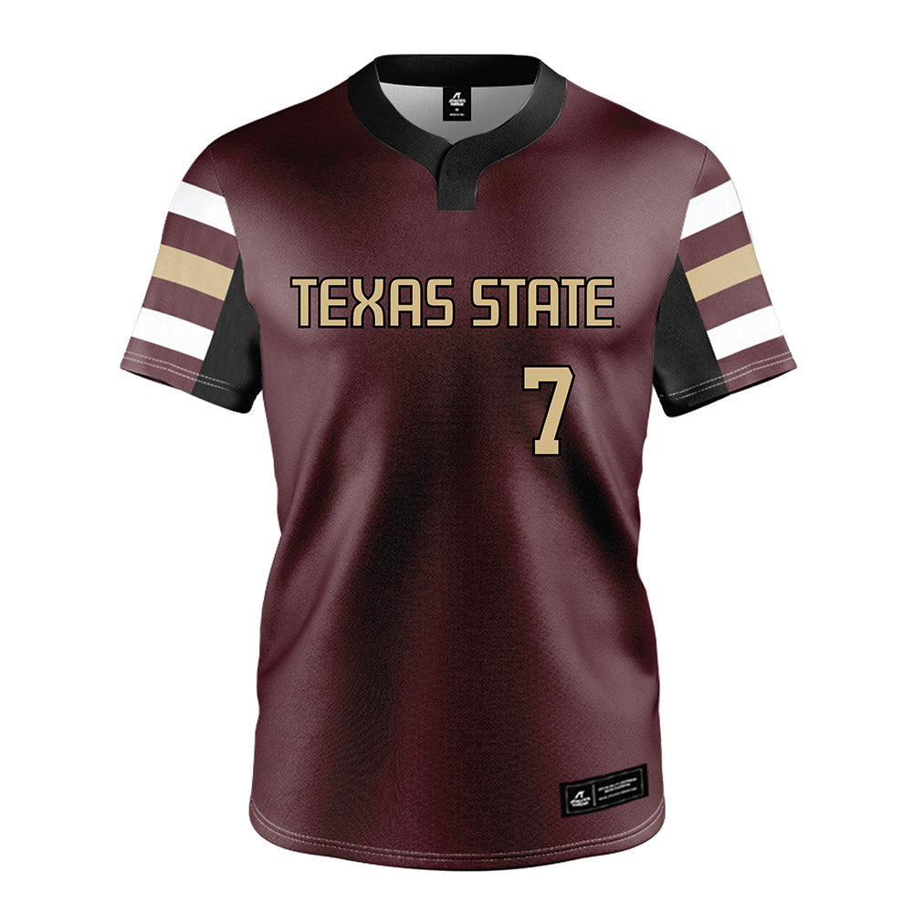 Texas State - NCAA Softball : Kaitlyn Miller - Maroon Jersey-0