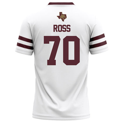 Texas State - NCAA Football : Ameer Ross - White Football Jersey-1