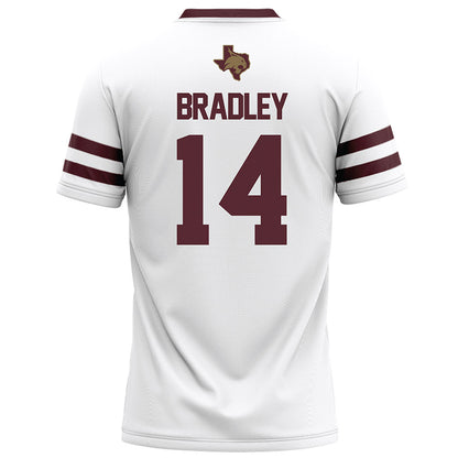 Texas State - NCAA Football : Jayden Bradley - White Football Jersey-1