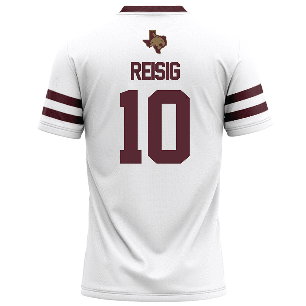 Texas State - NCAA Football : Shaker Reisig - White Football Jersey-1