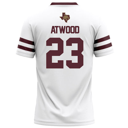 Texas State - NCAA Football : Amarion Atwood - White Football Jersey-1