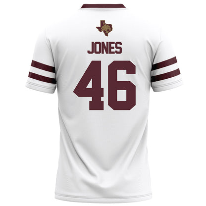 Texas State - NCAA Football : Ayden Jones - White Football Jersey-1