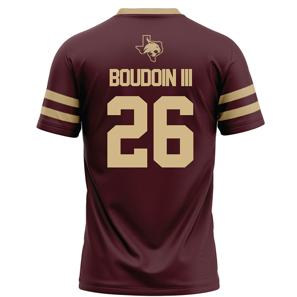 Texas State - NCAA Football : Michael Boudoin III - Football Jersey