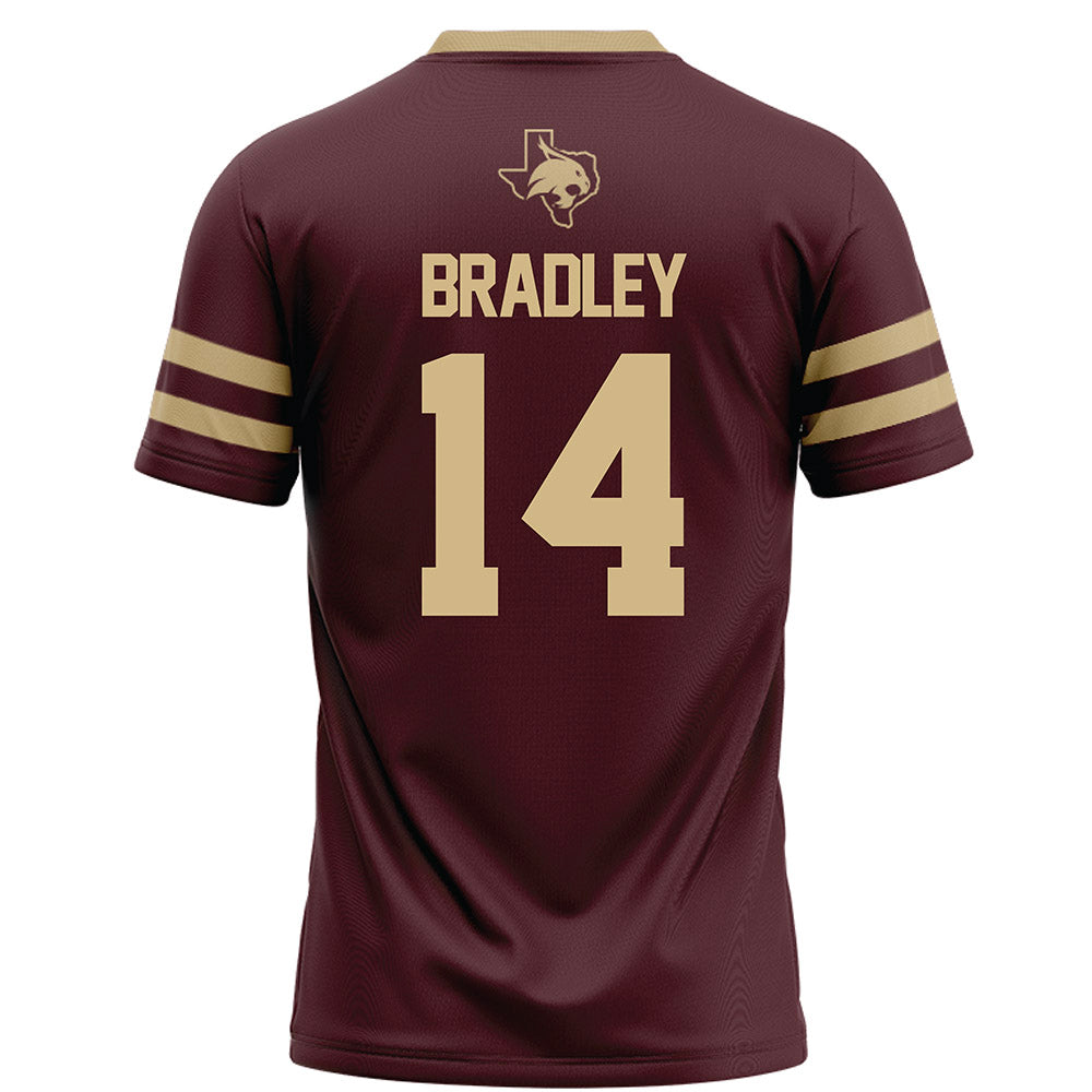 Texas State - NCAA Football : Jayden Bradley - Maroon Football Jersey-1