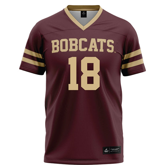 Texas State - NCAA Football : Ty Stamey - Maroon Football Jersey-0
