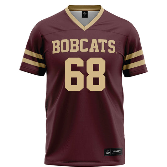 Texas State - NCAA Football : Sully Burns - Maroon Football Jersey-0