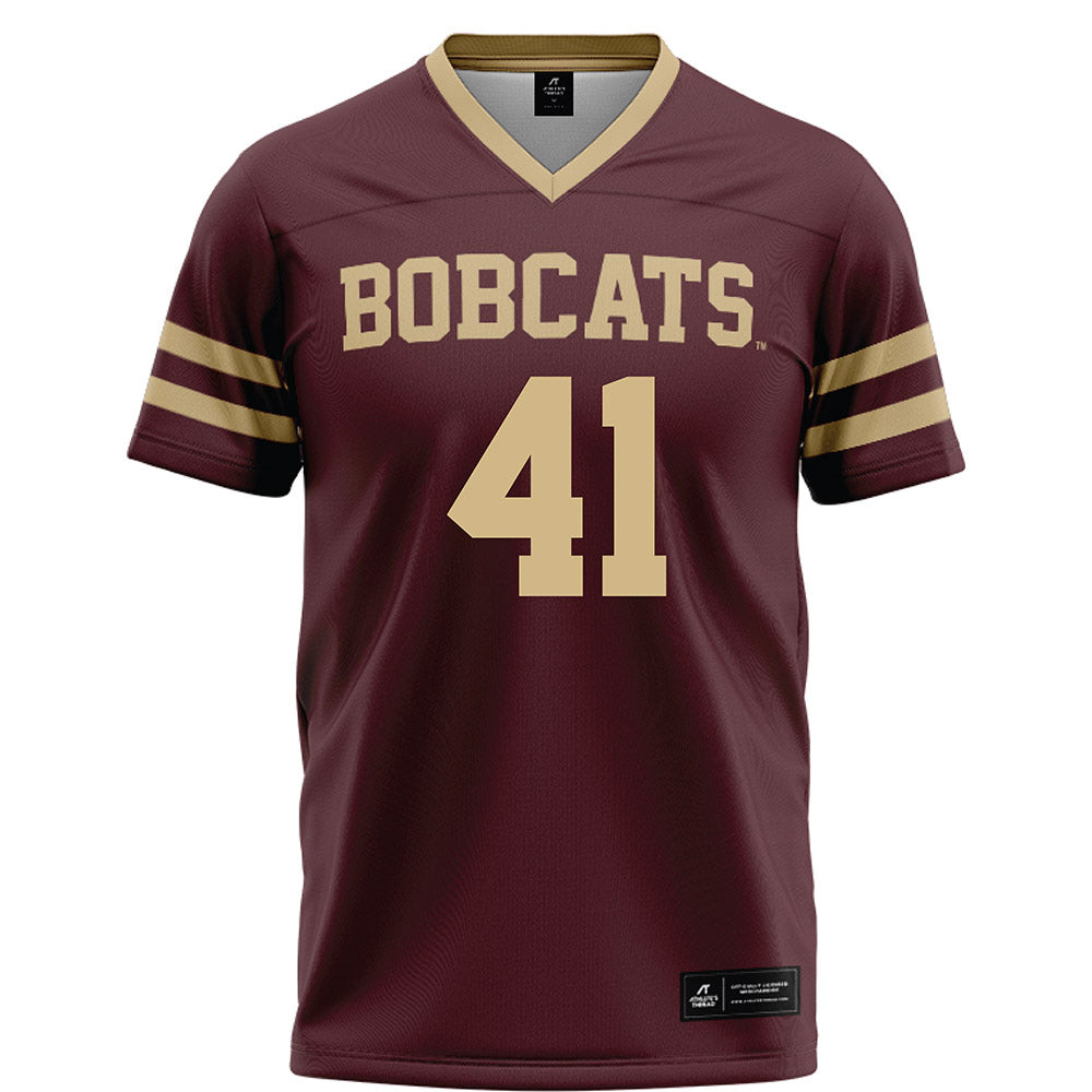 Texas State - NCAA Football : Dante Keys - Maroon Football Jersey-0