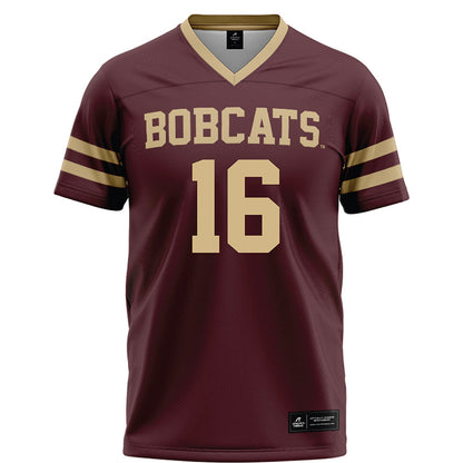 Texas State - NCAA Football : Terrence Cooks II - Maroon Football Jersey-0