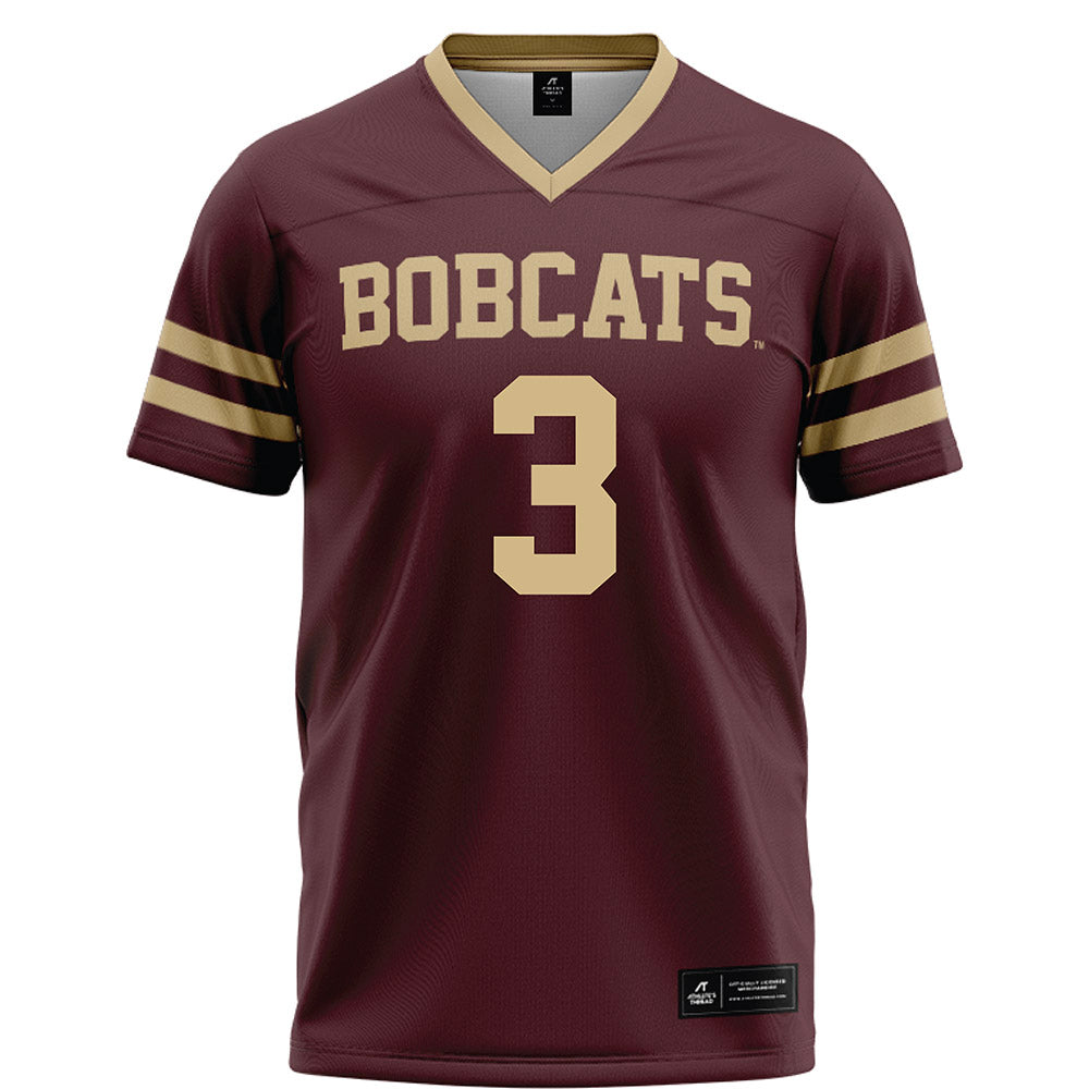 Texas State - NCAA Football : Zechariah Sample - Maroon Football Jersey-0