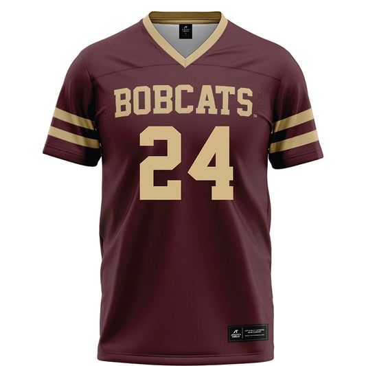 Texas State - NCAA Football : Juntavious Harris - Maroon Football Jersey-0