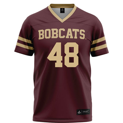 Texas State - NCAA Football : Austin Turner - Maroon Football Jersey-0