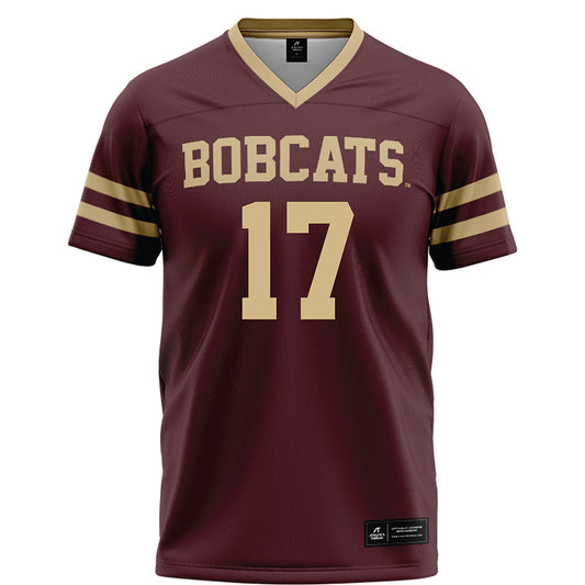 Texas State - NCAA Football : chris jones - Maroon Football Jersey-0