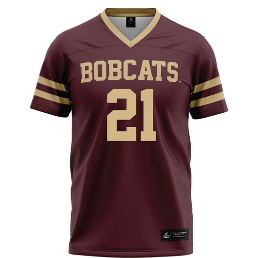 Texas State - NCAA Football : Cole Pryor - Maroon Football Jersey-0