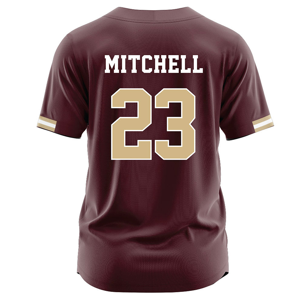 Texas State - NCAA Baseball : Drayton Mitchell - Maroon Jersey-1