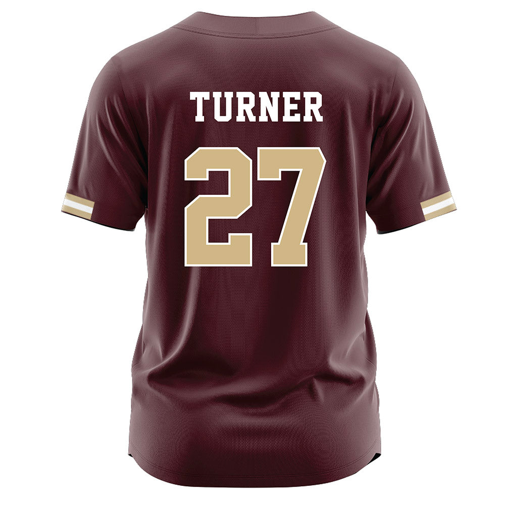 Texas State - NCAA Baseball : Trevyn Turner - Maroon Jersey-1