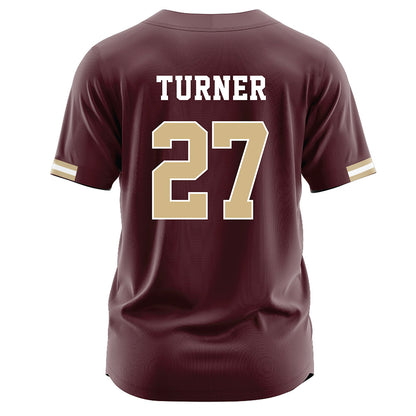 Texas State - NCAA Baseball : Trevyn Turner - Maroon Jersey-1