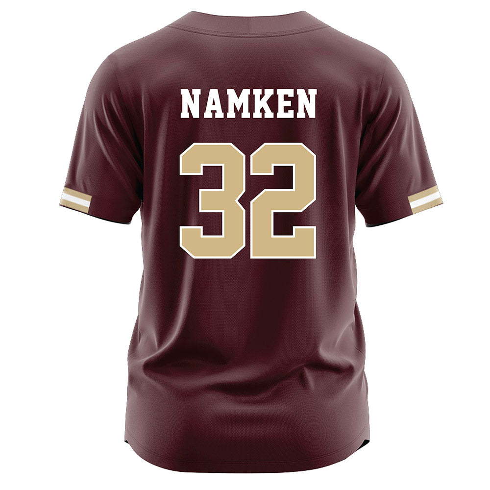 Texas State - NCAA Baseball : Clayton Namken - Maroon Jersey-1