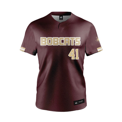 Texas State - NCAA Baseball : Titan Targac - Maroon Jersey-0