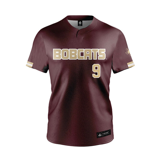 Texas State - NCAA Baseball : Bennett Fryman - Maroon Jersey-0