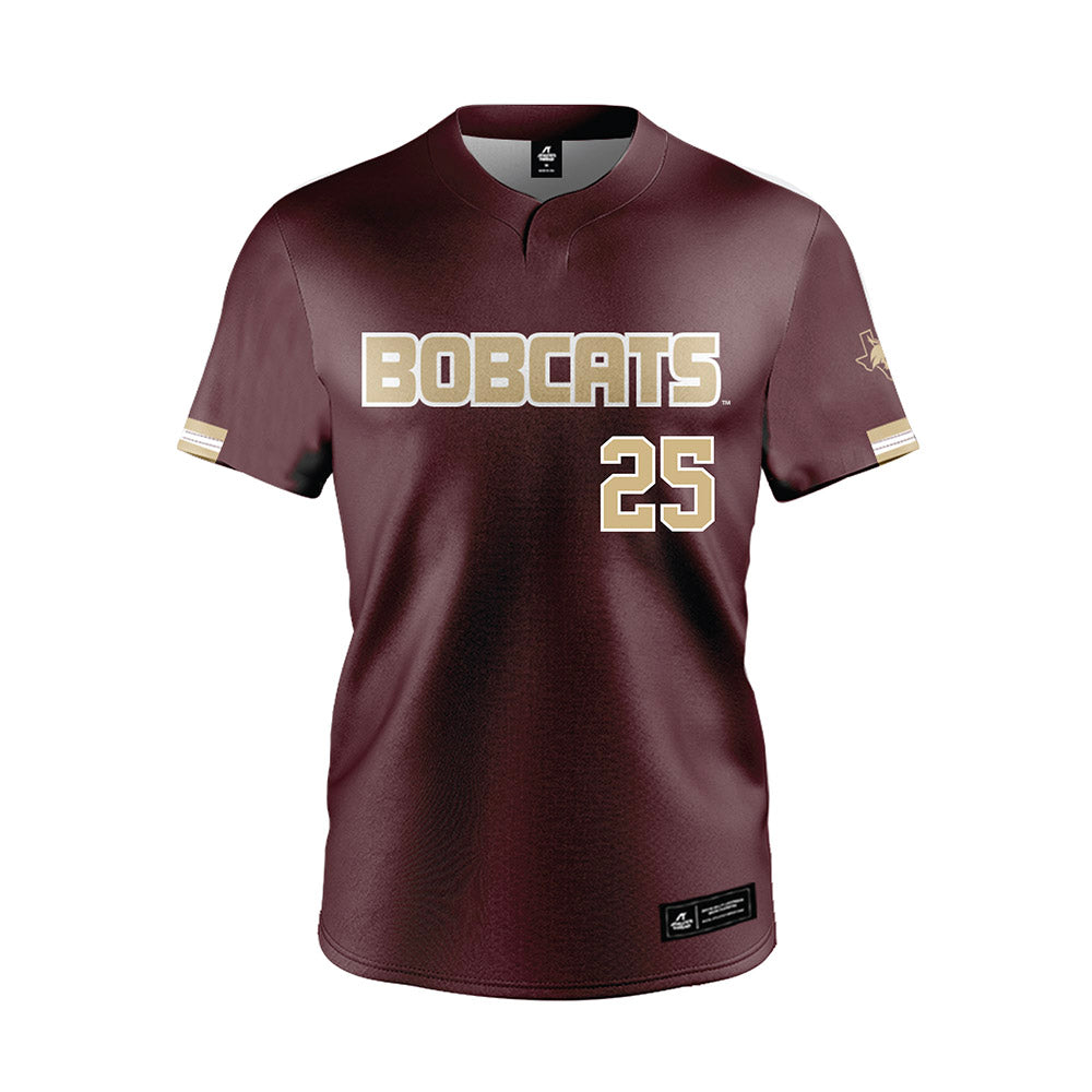 Texas State - NCAA Baseball : Blake Beheler - Maroon Jersey-0