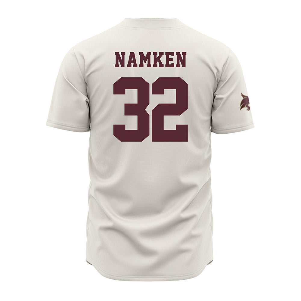 Texas State - NCAA Baseball : Clayton Namken - Cream Jersey-1