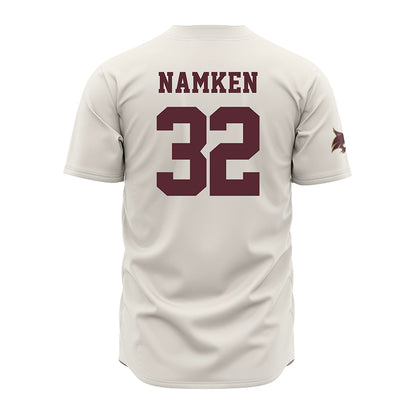 Texas State - NCAA Baseball : Clayton Namken - Cream Jersey-1
