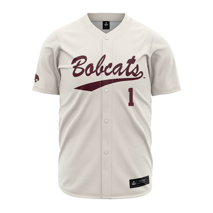 Texas State - NCAA Baseball : Jaxon McKnight - Cream Jersey-0