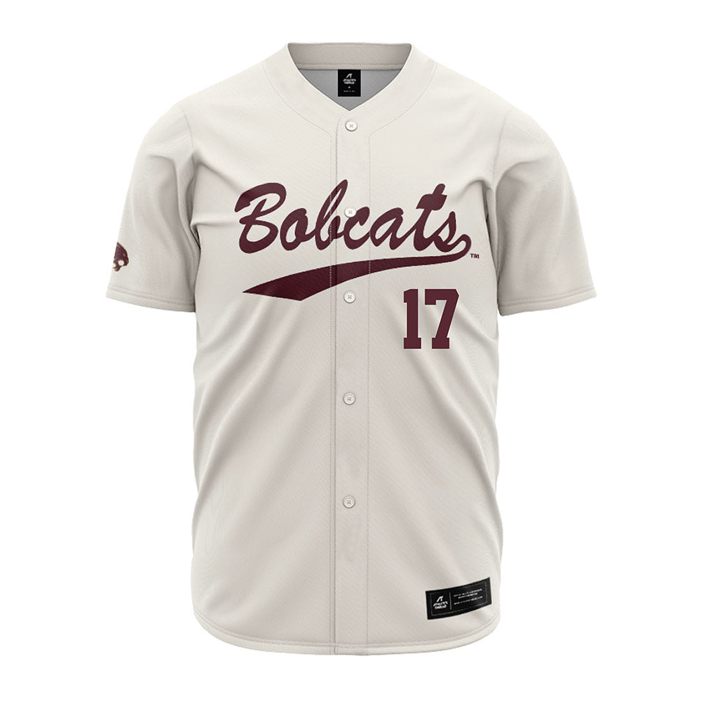 Texas State - NCAA Baseball : Braylen Timmins - Cream Jersey-0