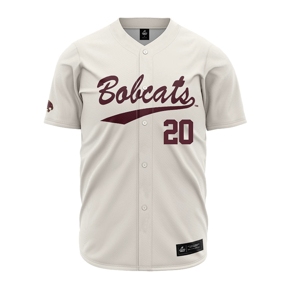 Texas State - NCAA Baseball : Kade Thompson - Cream Jersey-0